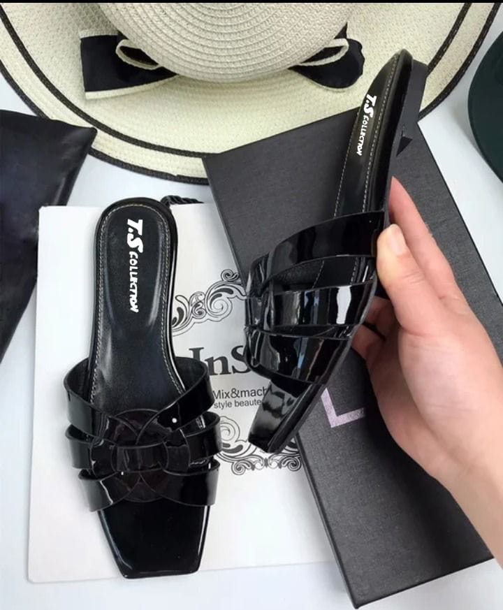 Woven Strap Mule Sandal"