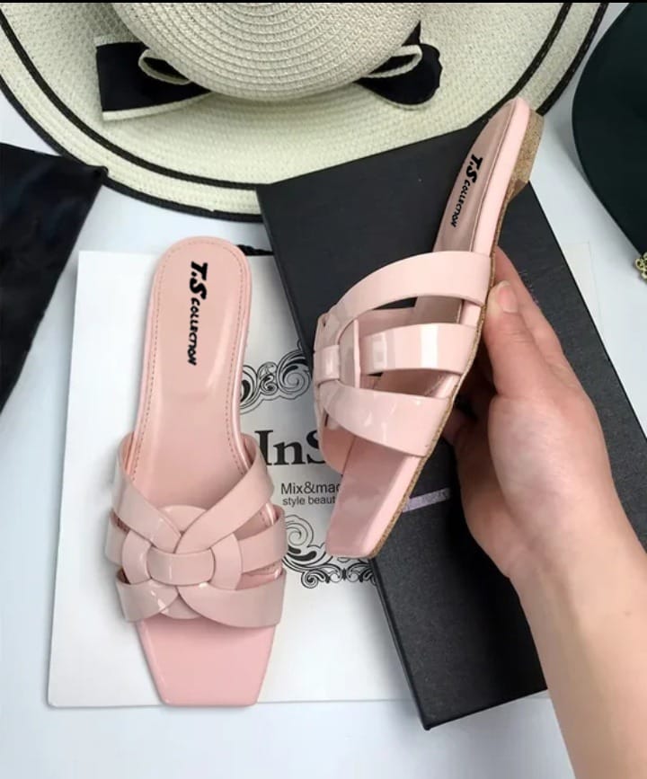 Woven Strap Mule Sandal"