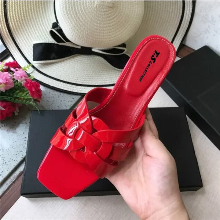 Woven Strap Mule Sandal"