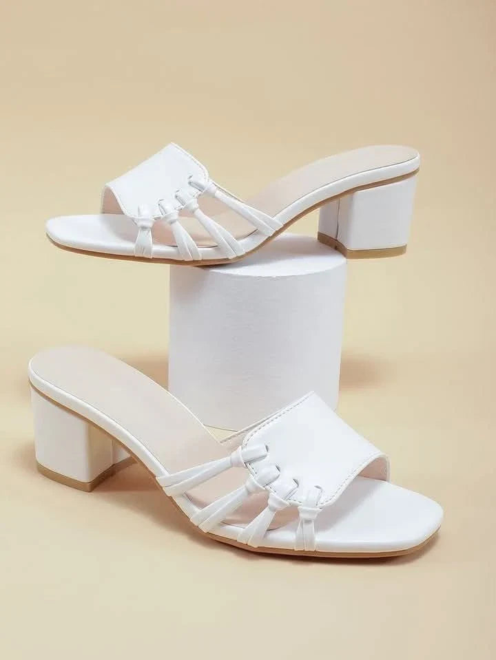 Braided Mule Heels